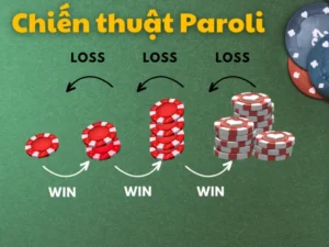 Áp dụng chiến thuật Paroli - Tăng cược sau mỗi lần thắng